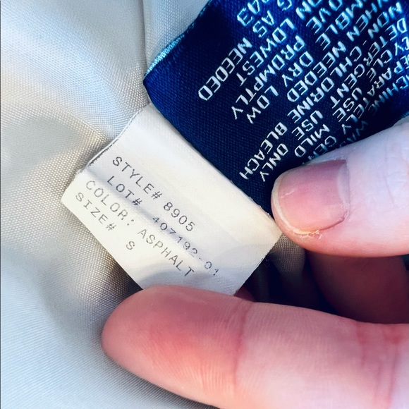 Mackintosh New England Asphalt colored Rope Tie All season jacket size small - Picture 11 of 14